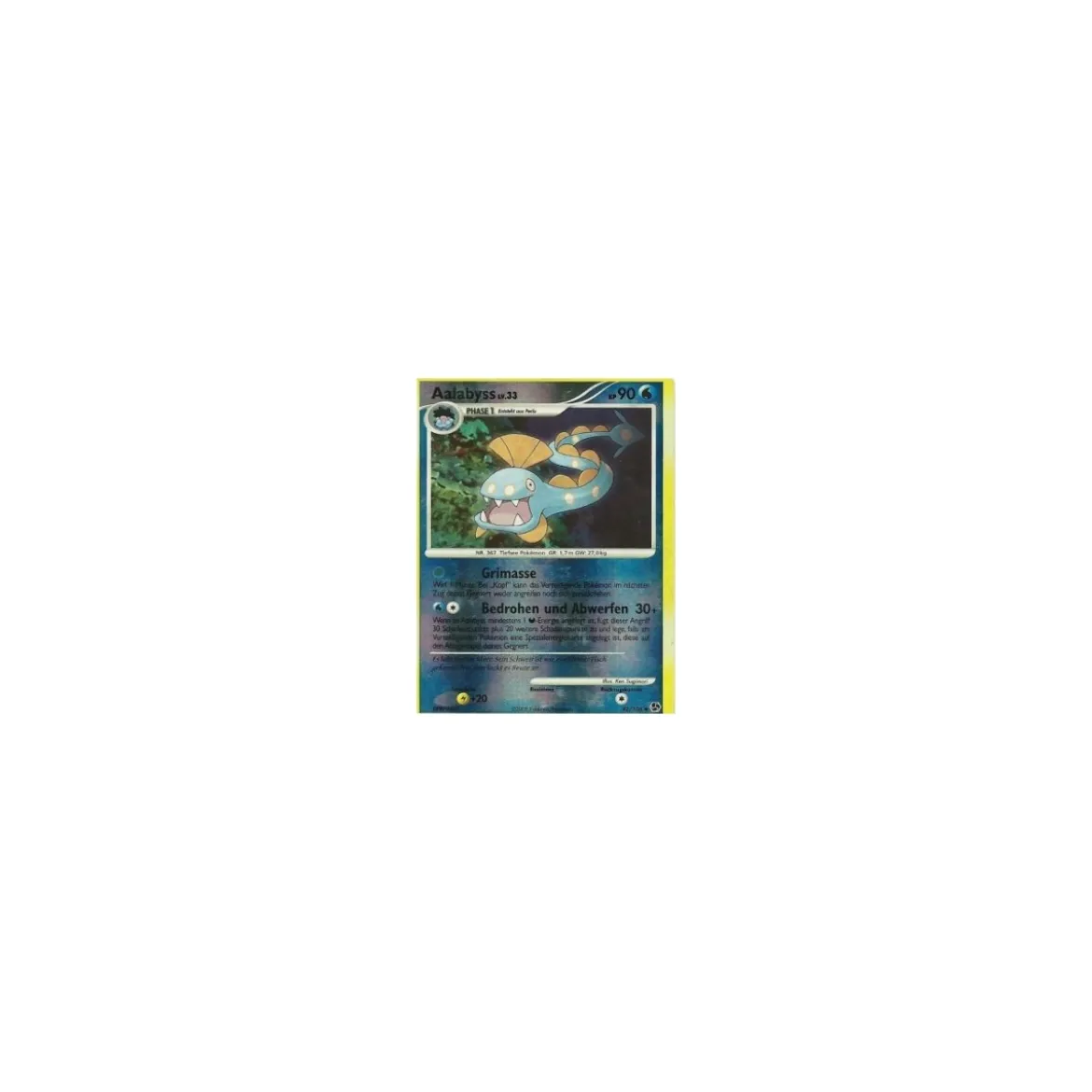 Aalabyss Lv.33 042/106 Reverse Holo