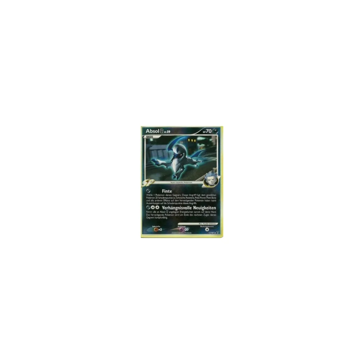 Absol G LV. 59 REVERSE HOLO