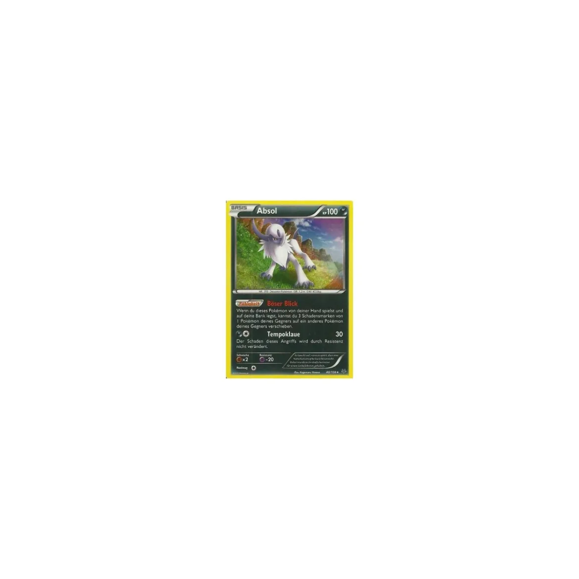 Absol 040/108 HOLO