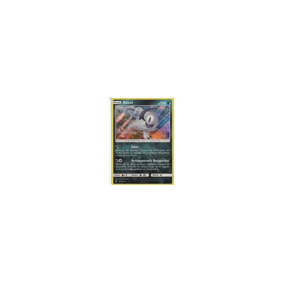 Absol 081/145 HOLO