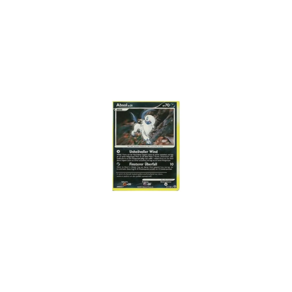 Absol REVERSE HOLO
