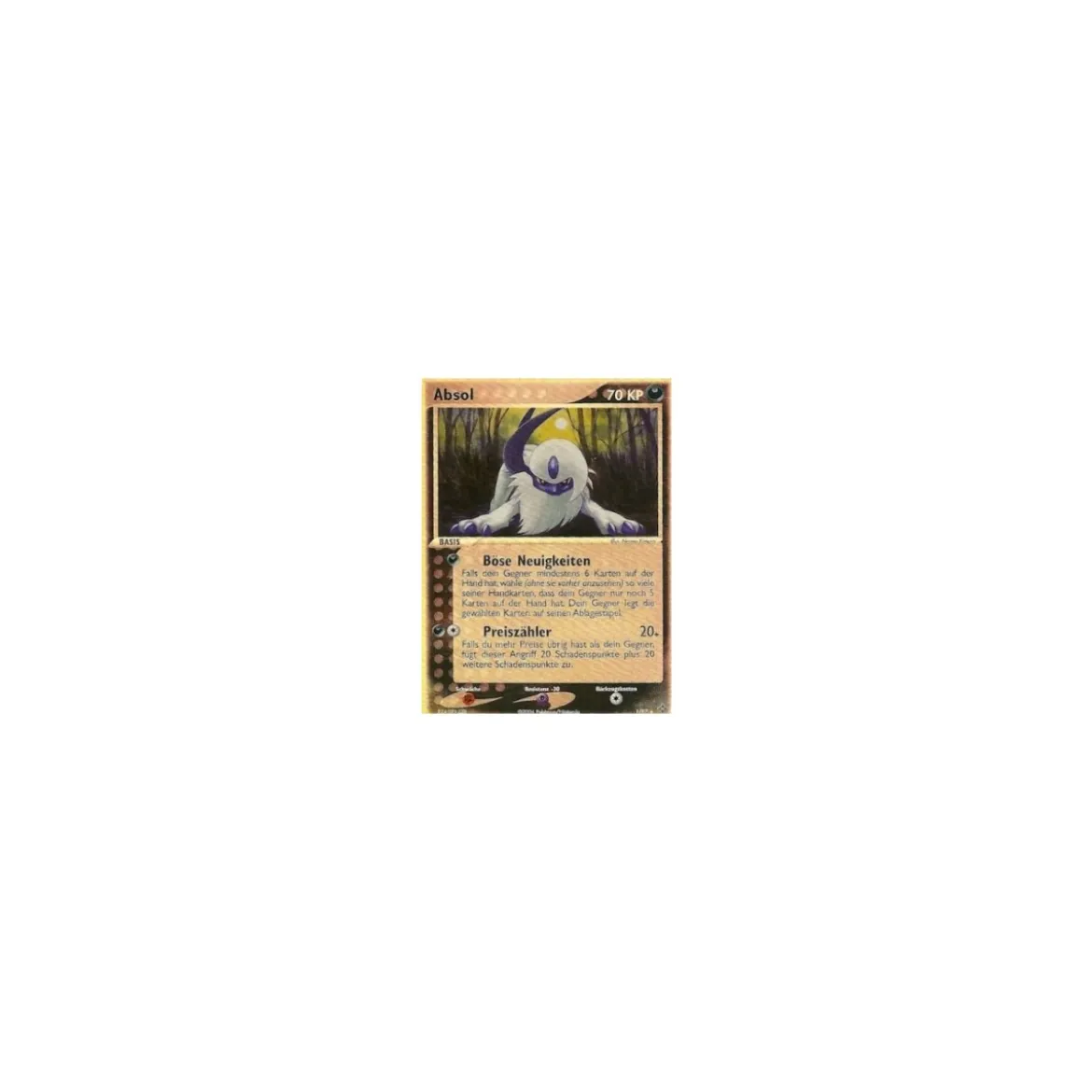 Absol REVERSE HOLO