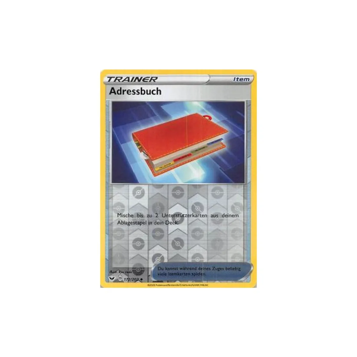 Adressbuch 172/202 REVERSE HOLO