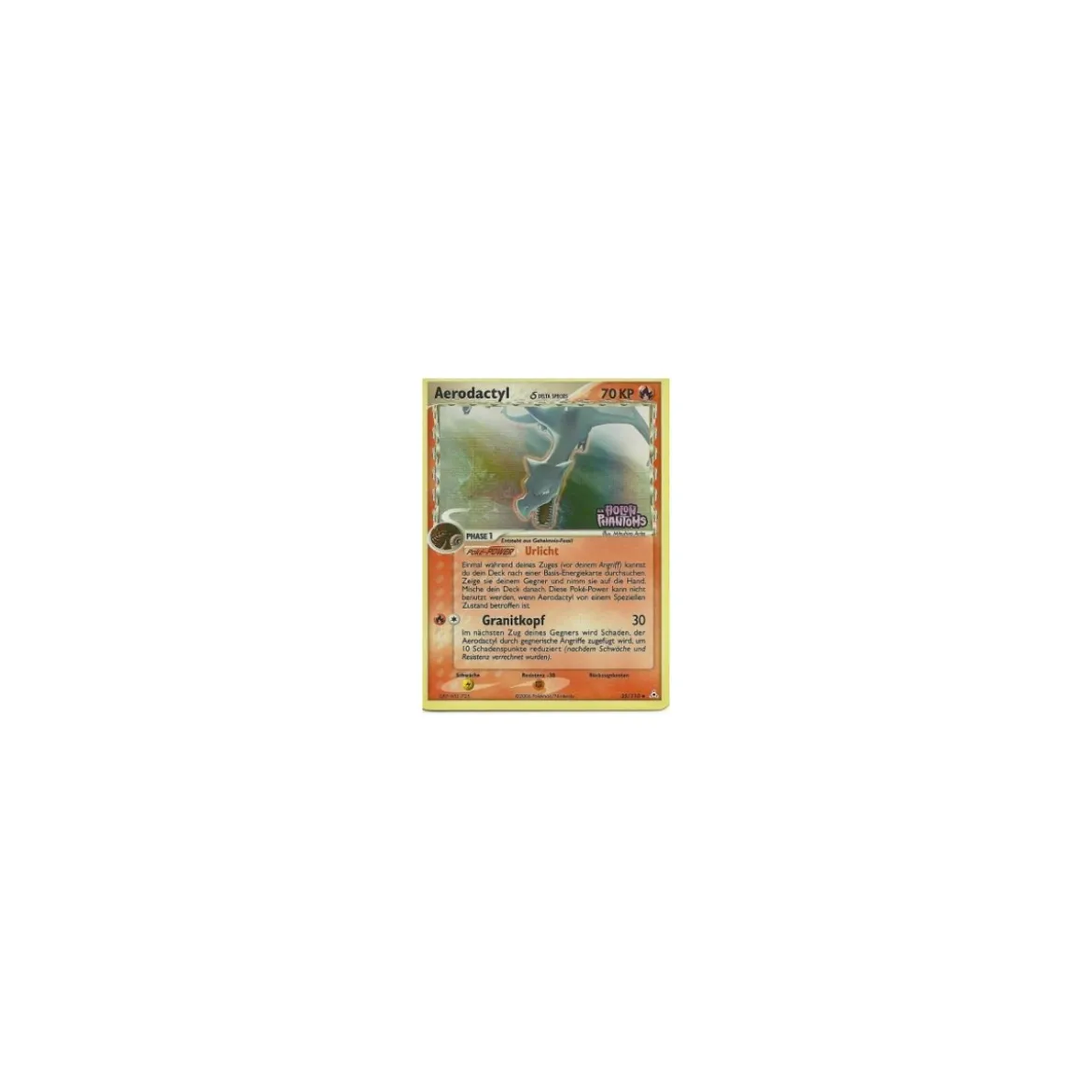 Aerodactyl REVERSE HOLO