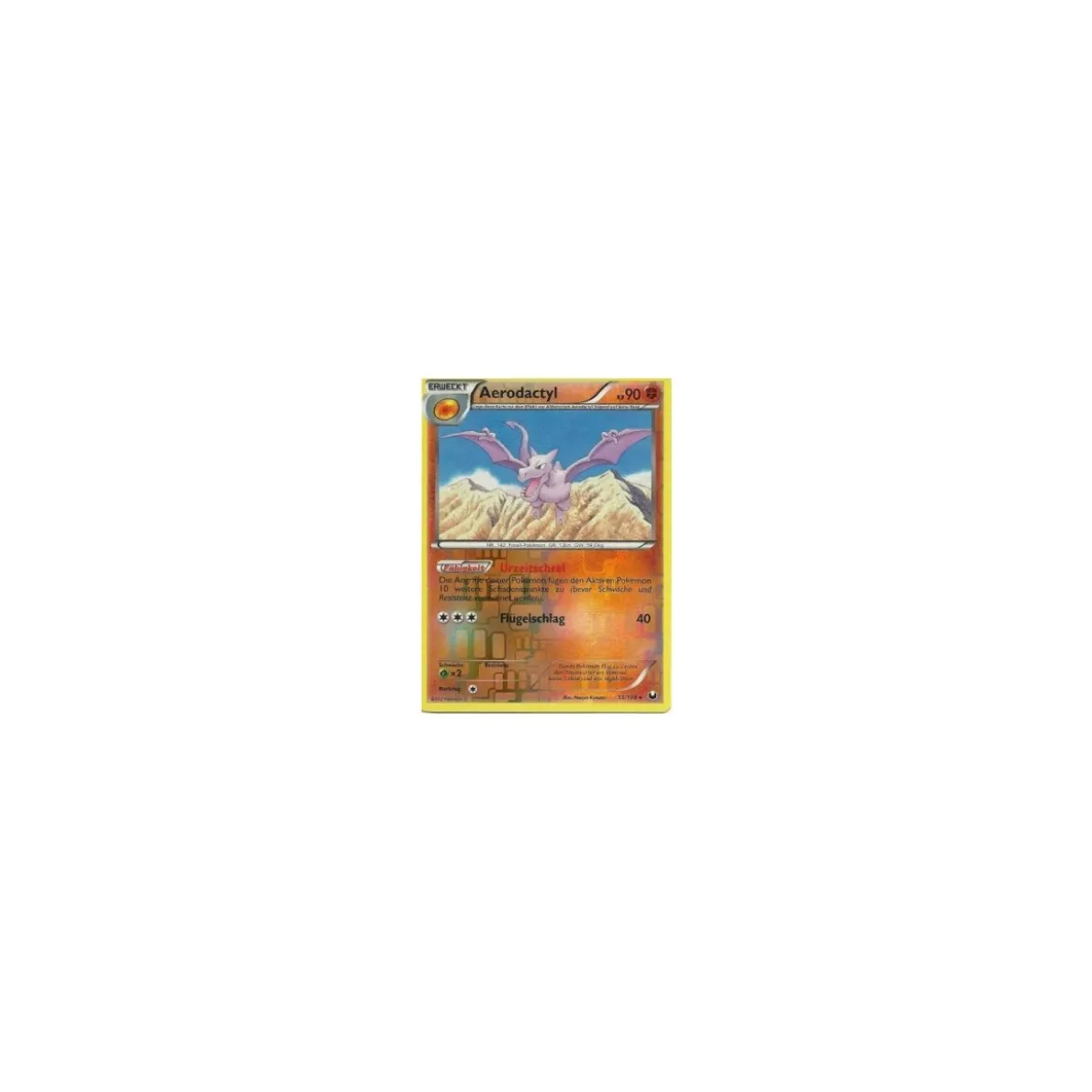Aerodactyl 053/108 REVERSE HOLO