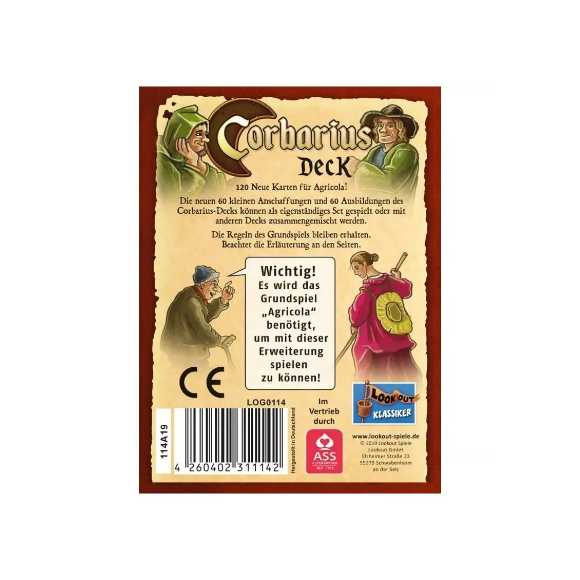 Agricola - Corbarius Deck - Brettspiel-Erweiterung