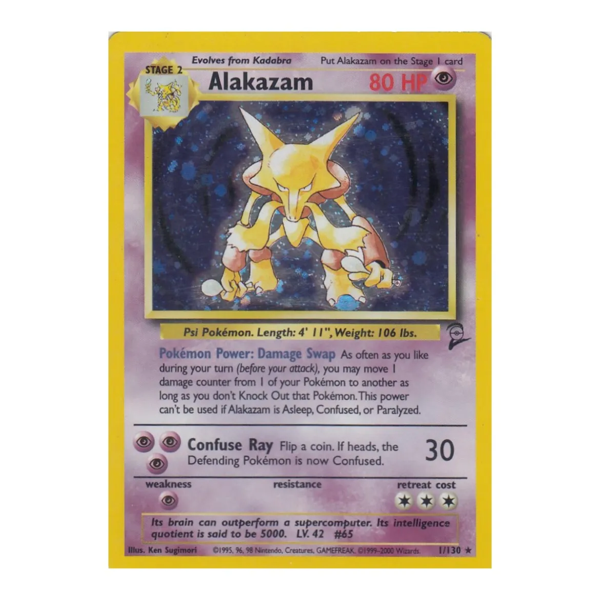 Alakazam 1/130 HOLO BESPIELT