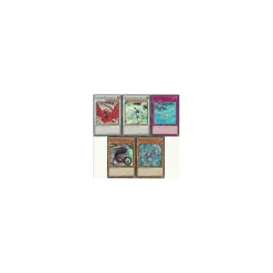 01 Alle 5 Promo Ultra Rares der Legendary Collection 5D's (LC05-DE001 bis LC05-DE005)