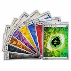 Alle 8x Energiekarten Ice Cracked Holo aus der Terapagos ex Ultra-Premium-Kollektion