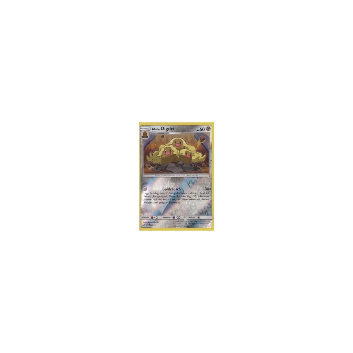 Alola-Digdri 079/156 REVERSE HOLO