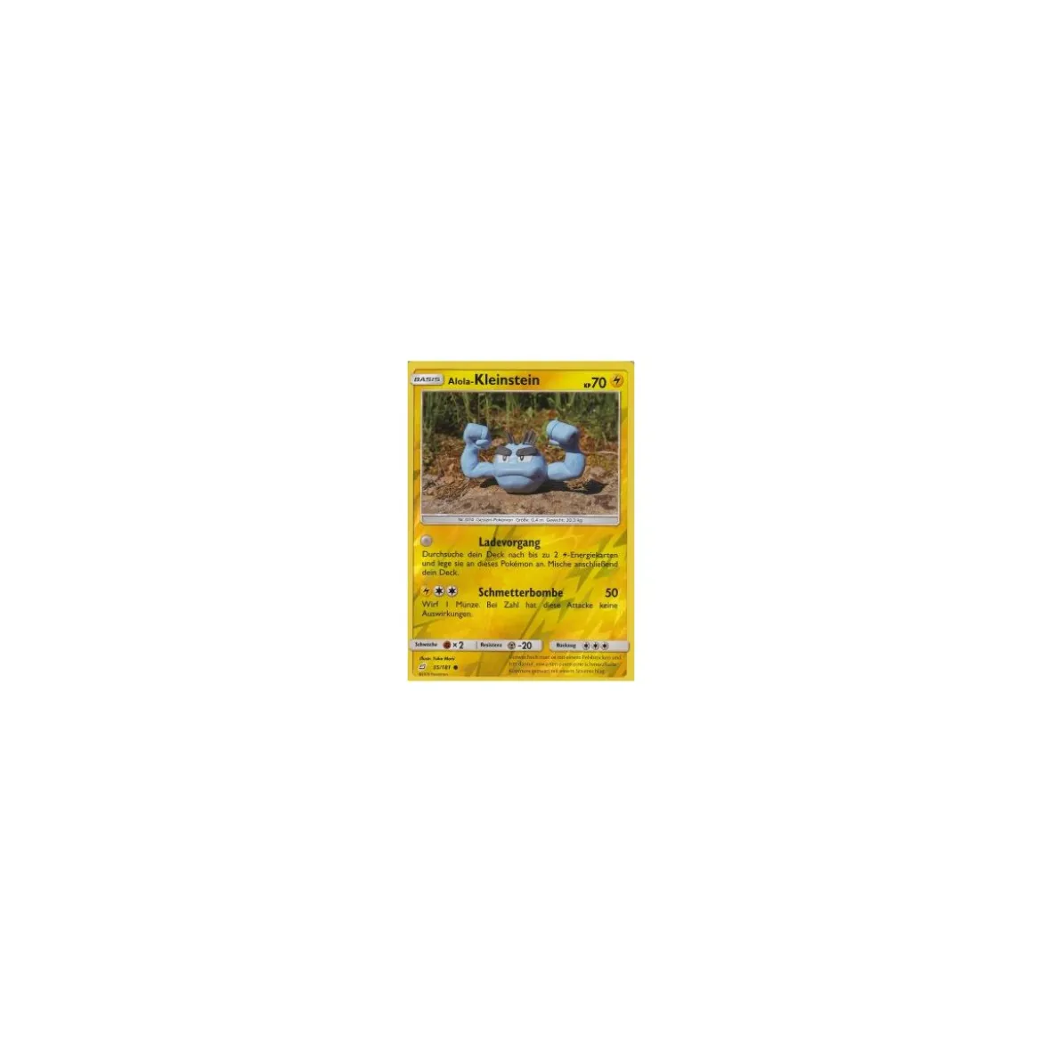 Alola-Kleinstein 035/181 REVERSE HOLO