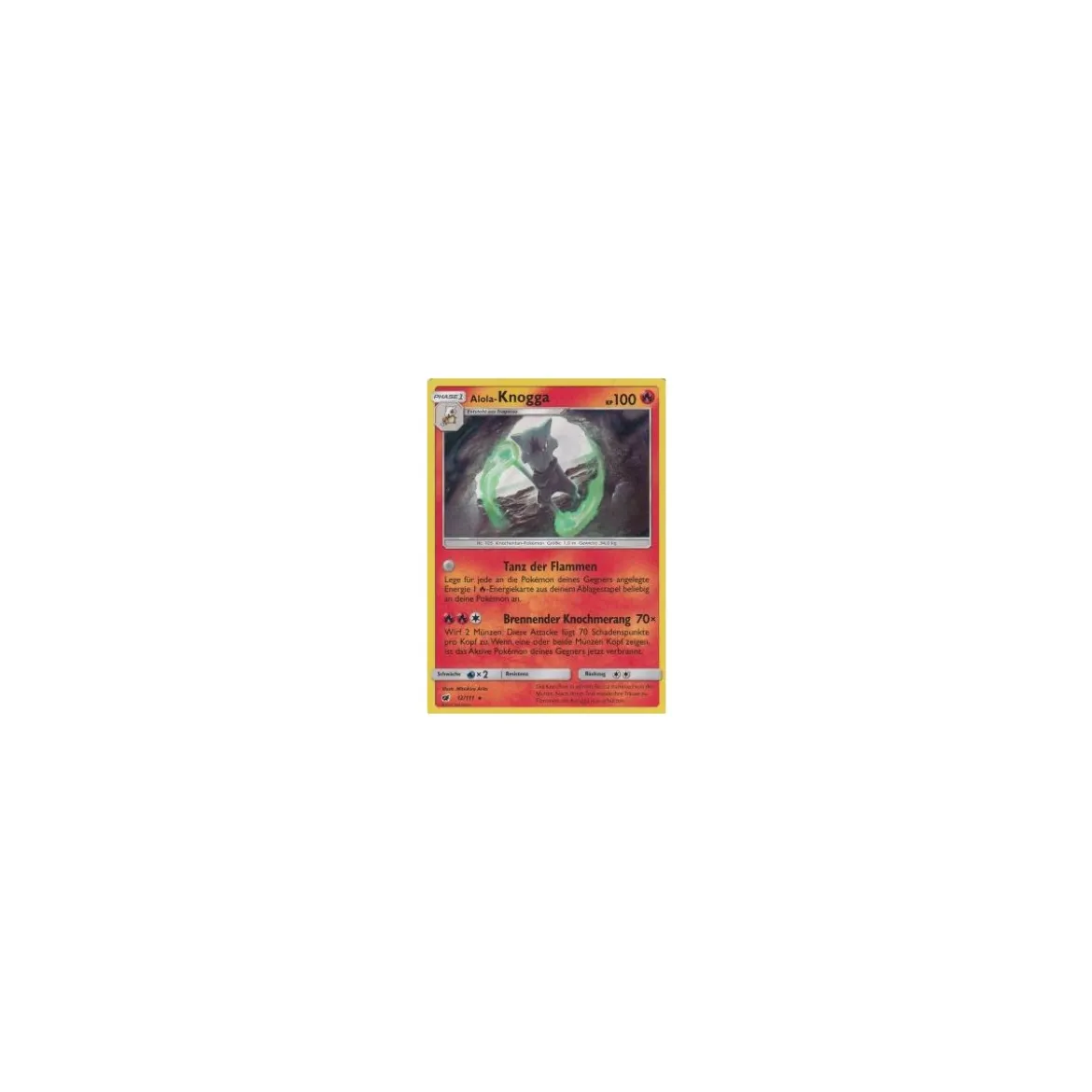 Alola-Knogga 012/111 HOLO