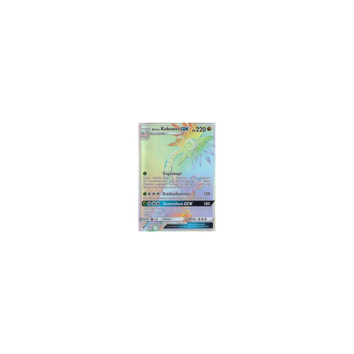 Alola-Kokowei-GX 118/111 RAINBOW