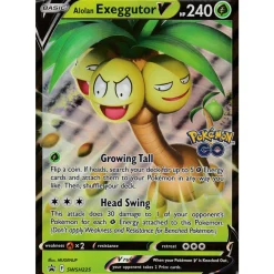 Alolan Exeggutor V SWSH225 PROMO XXL OVERSIZED/ÜBERGROß ENGLISCH