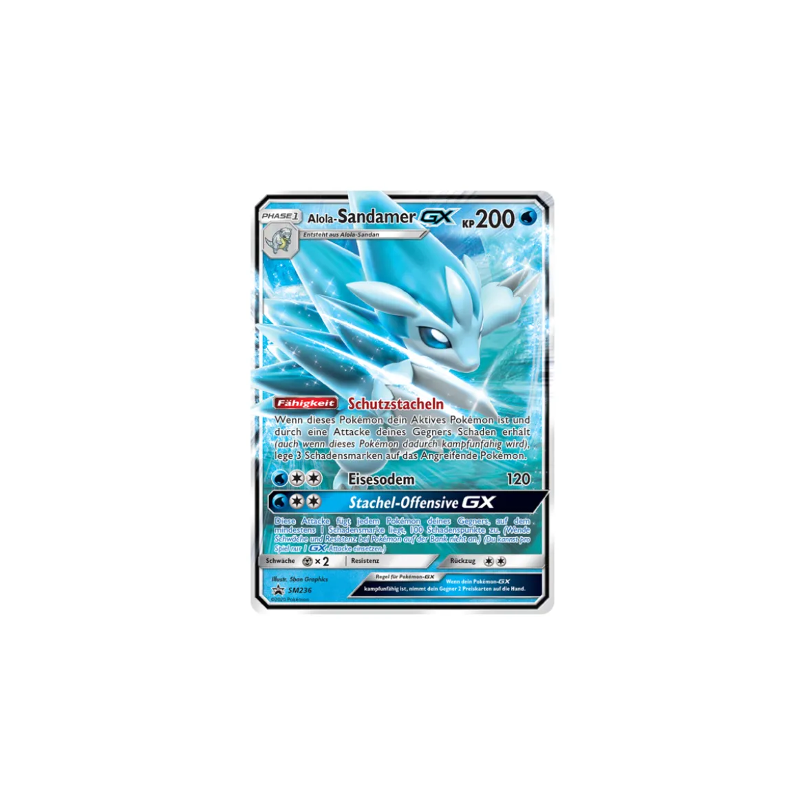 Alola-Sandamer-GX SM236 PROMO