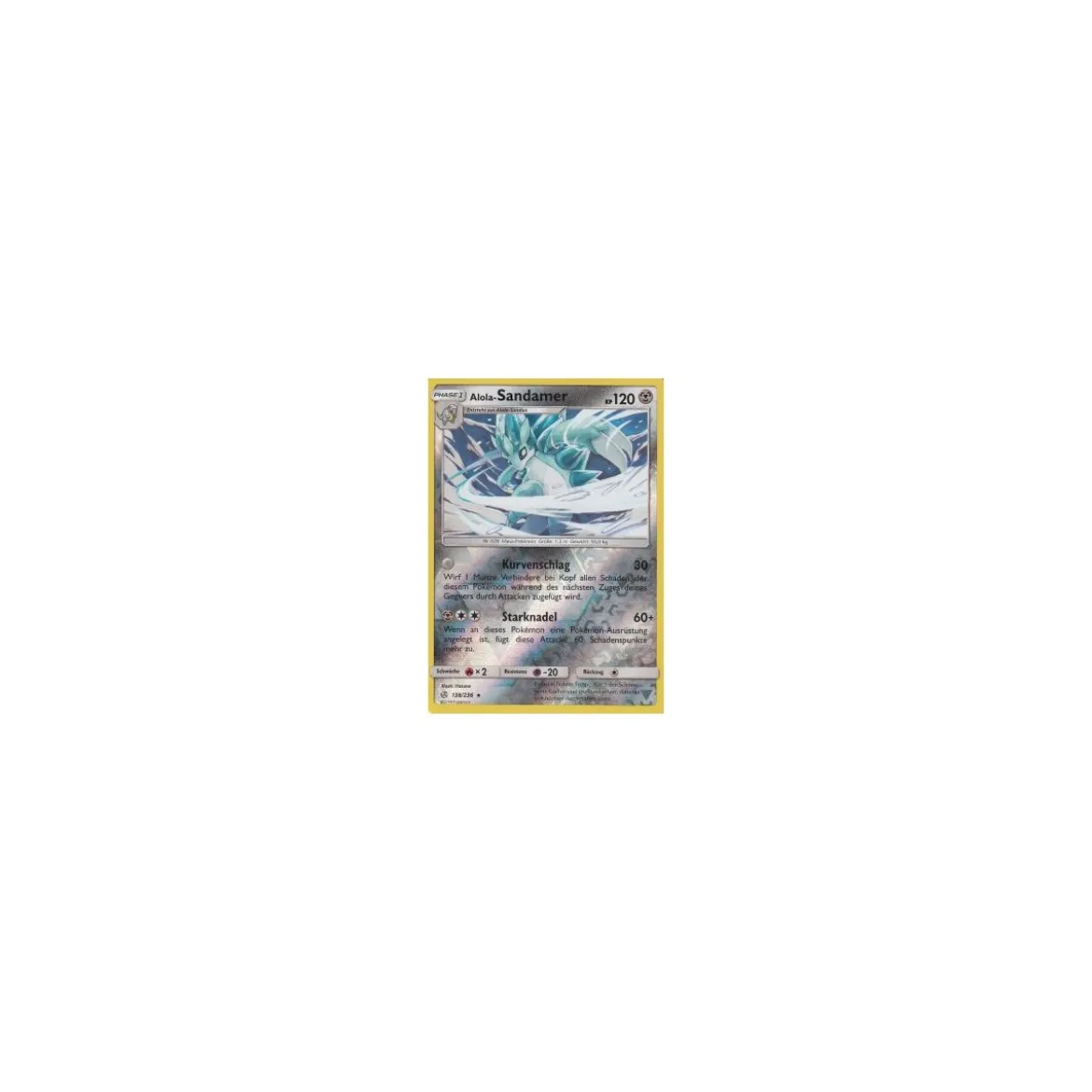 Alola-Sandamer 138/236 REVERSE HOLO