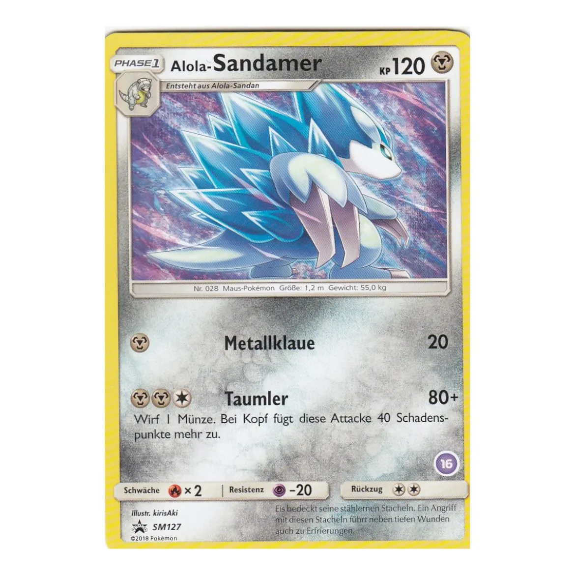 Alola-Sandamer SM127 PROMO