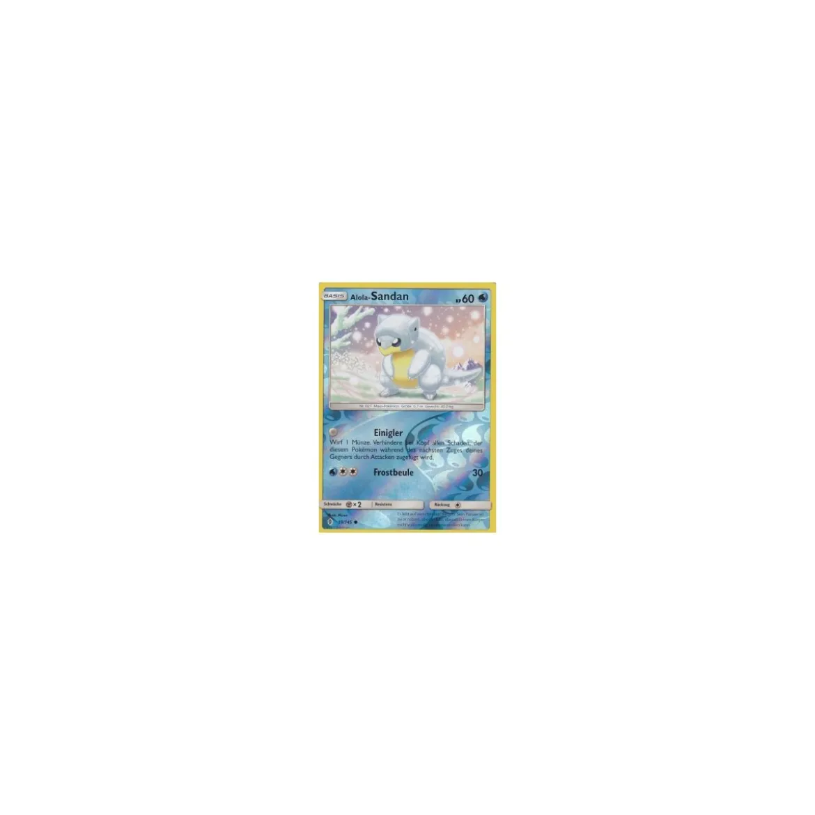 Alola-Sandan 019/145 REVERSE HOLO