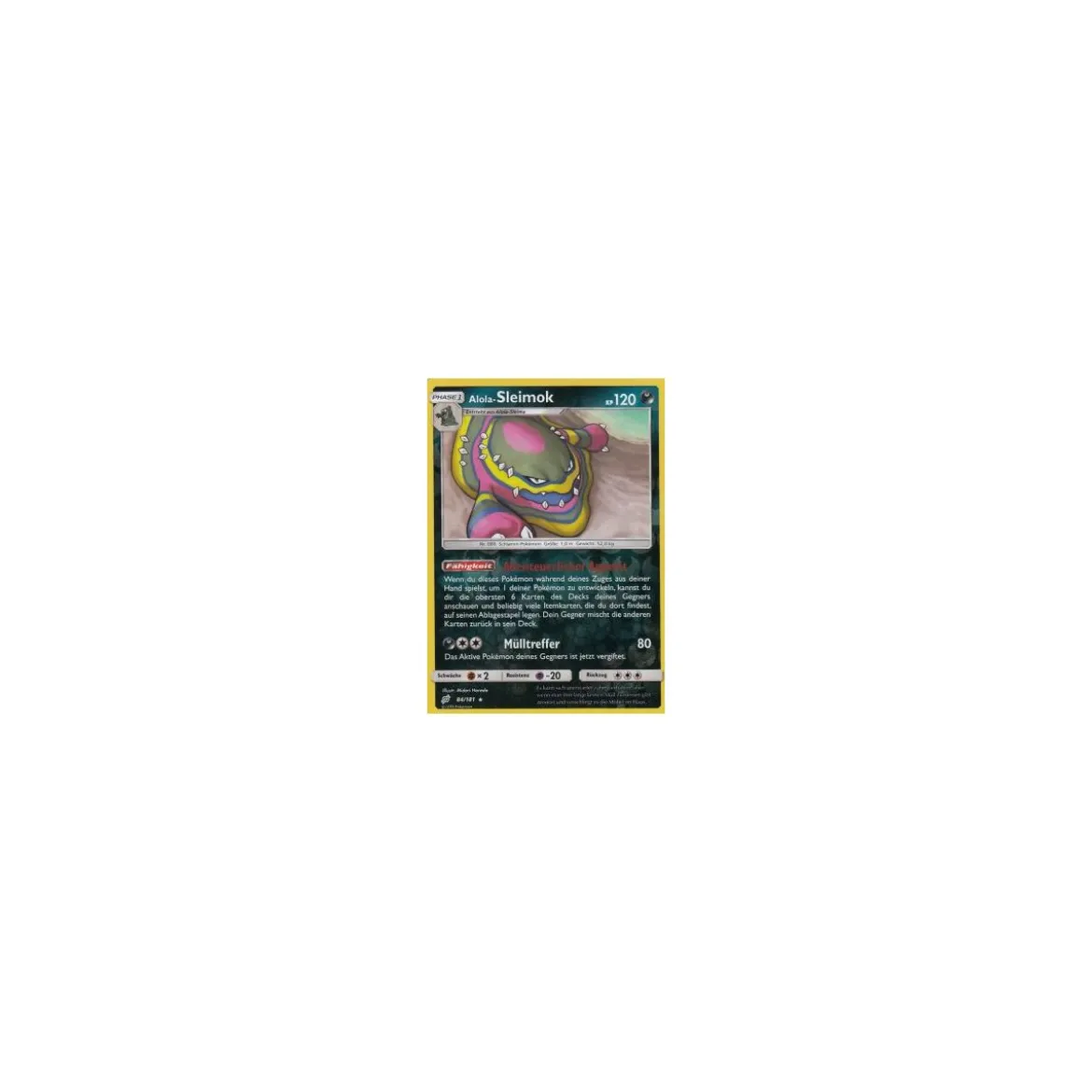 Alola-Sleimok 084/181 REVERSE HOLO
