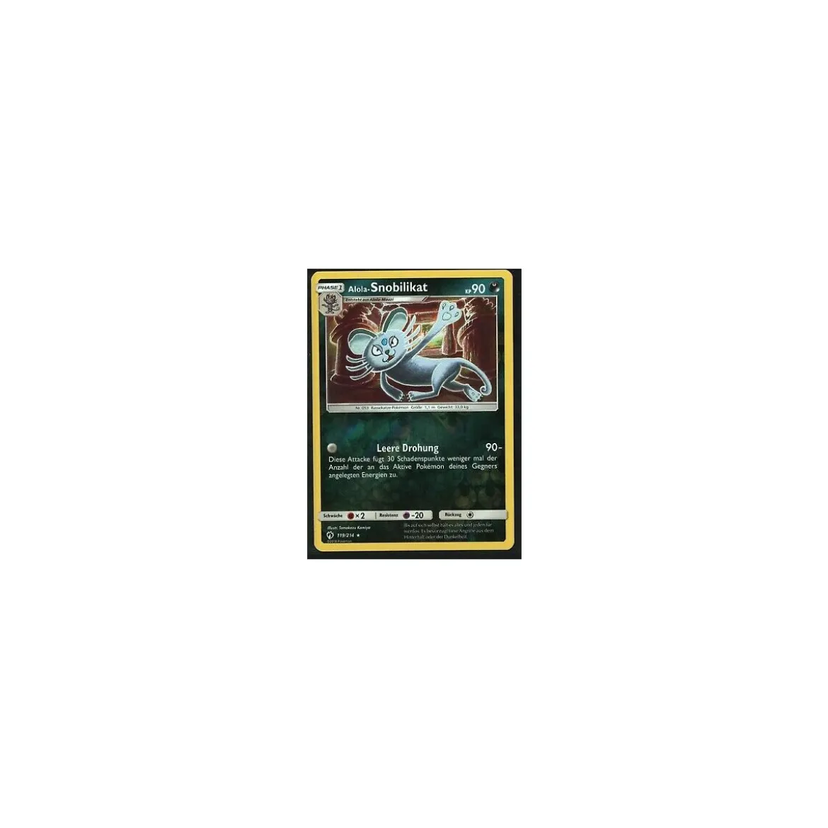 Alola-Snobilikat 119/214 REVERSE HOLO