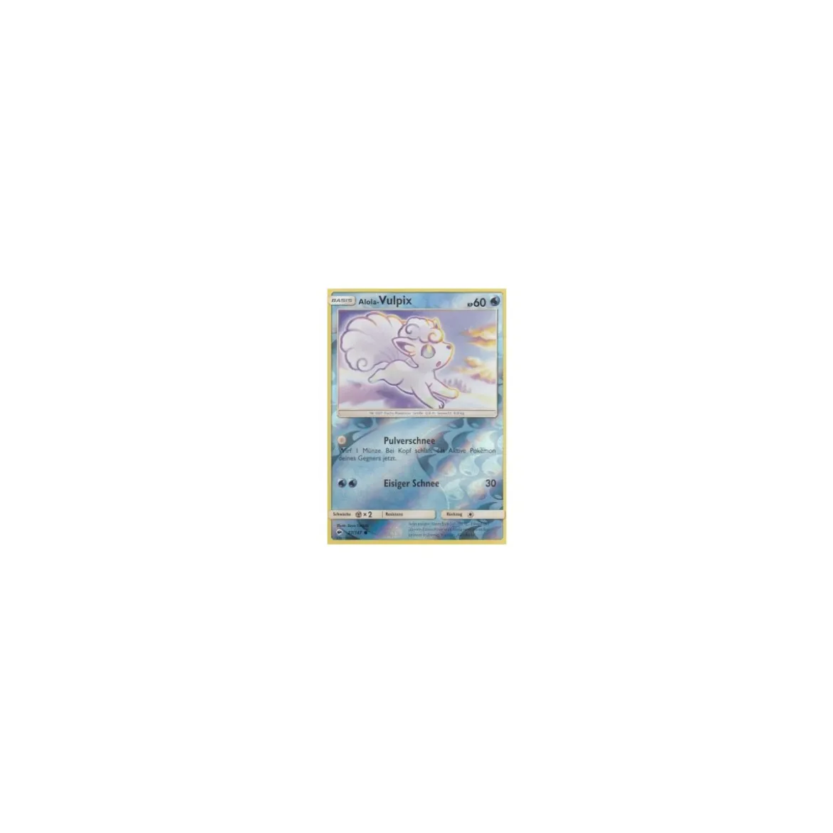 Alola-Vulpix 027/147 REVERSE HOLO