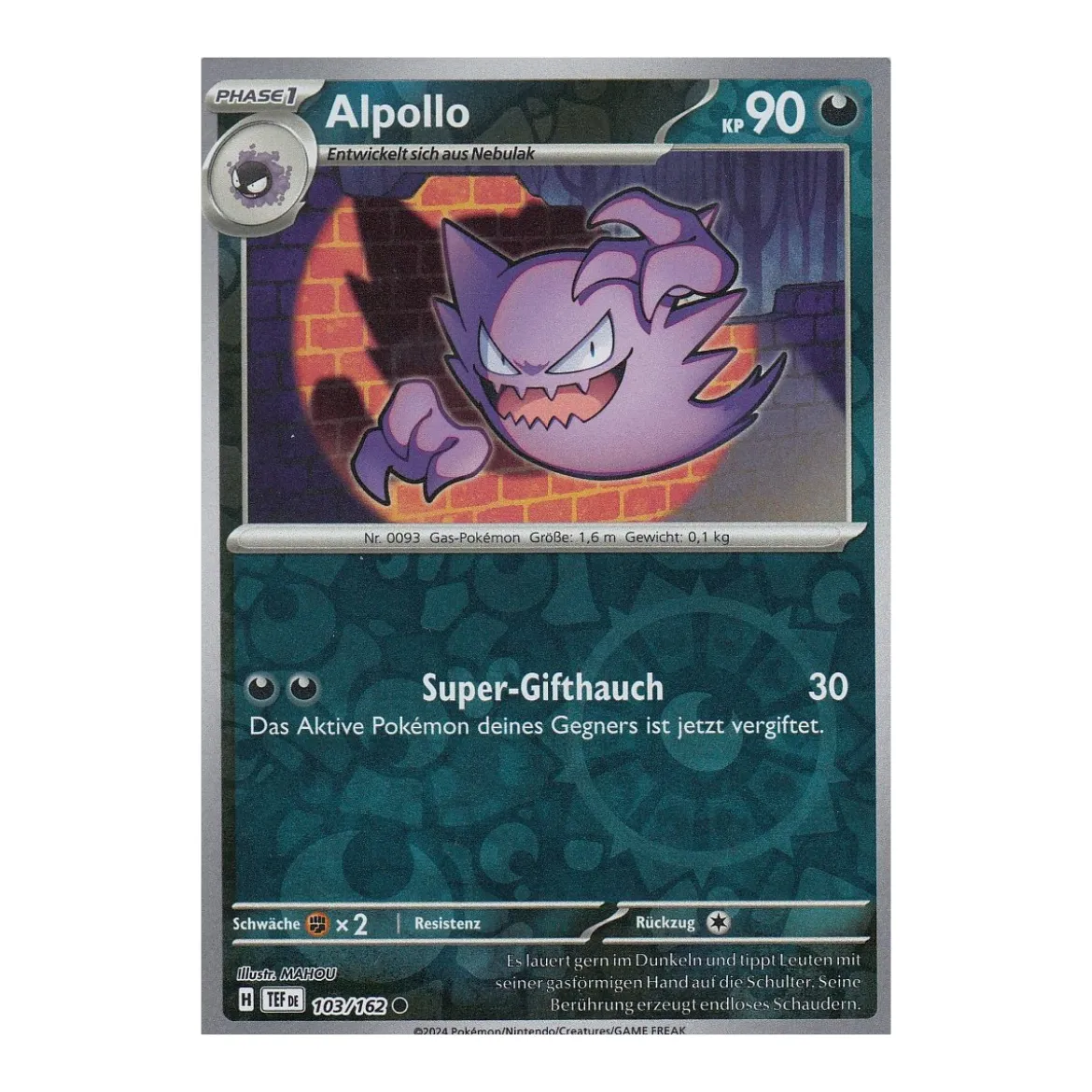 Alpollo 103/162 REVERSE HOLO
