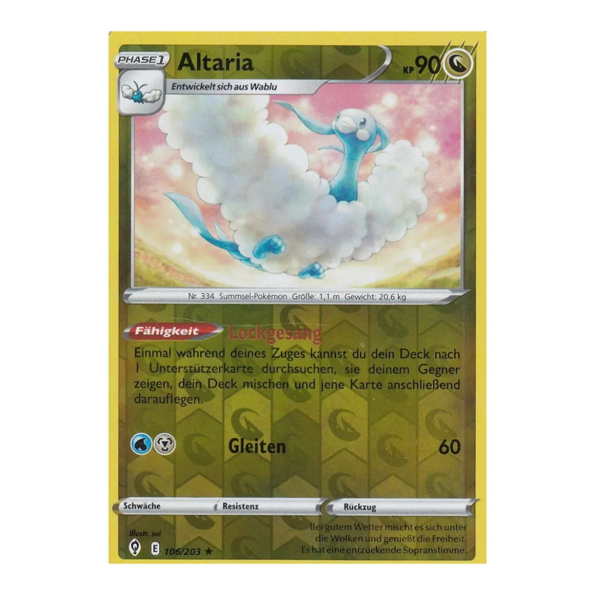 Altaria 106/203 REVERSE HOLO