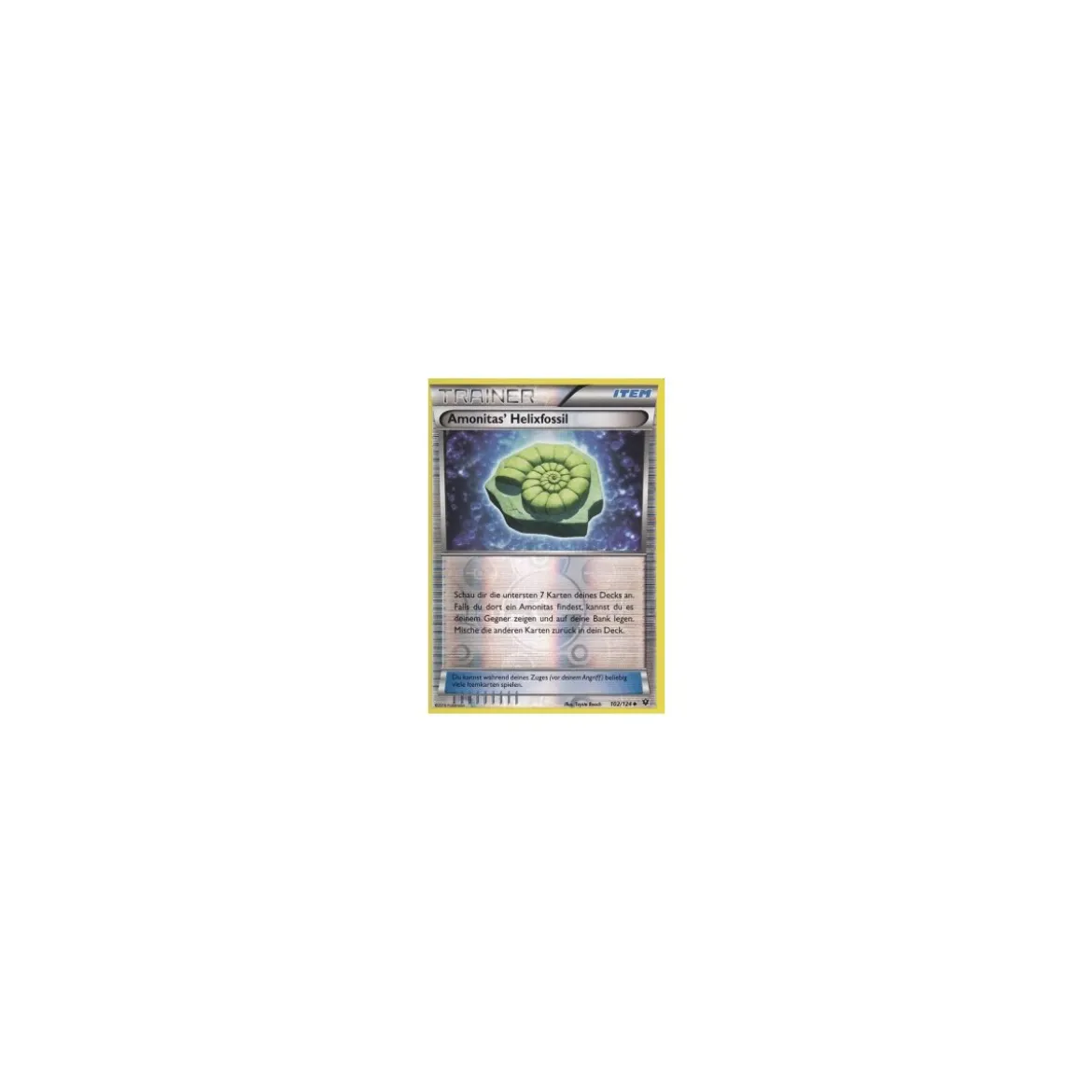 Amonitas’ Helixfossil 102/124 REVERSE HOLO