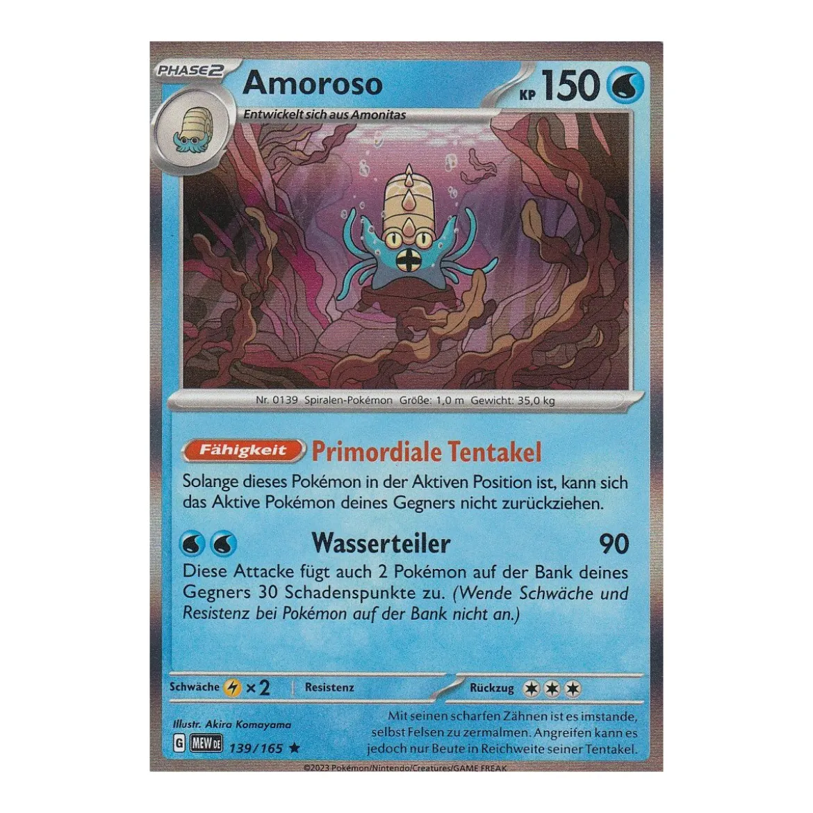 Amoroso 139/165 Holo
