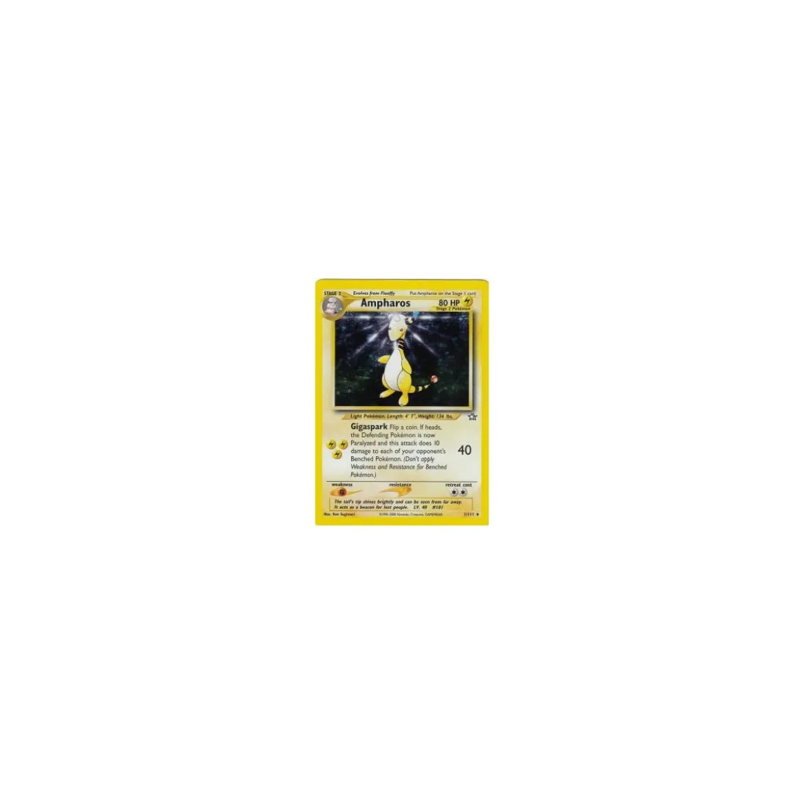 Ampharos 1/111 HOLO
