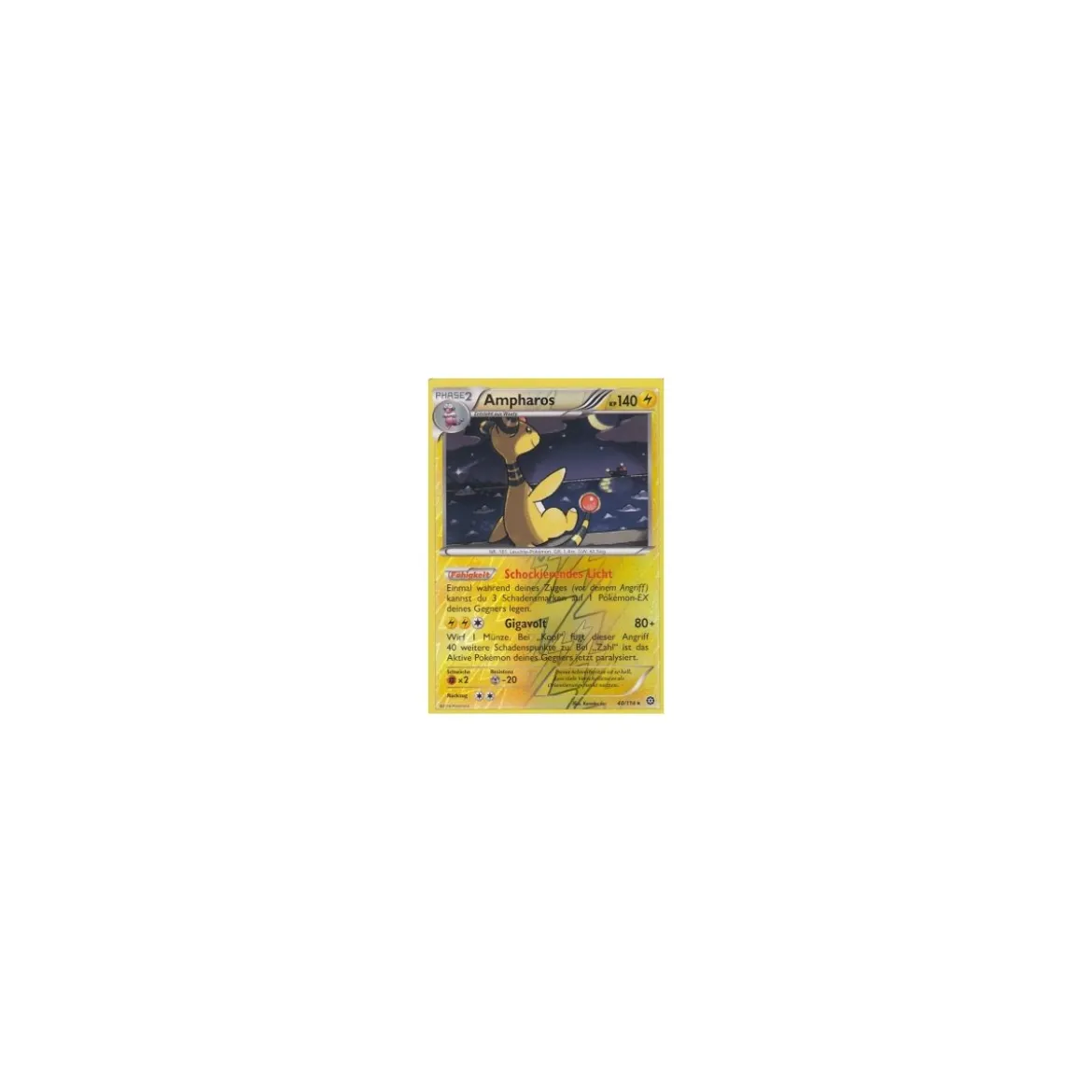 Ampharos 040/114 REVERSE HOLO