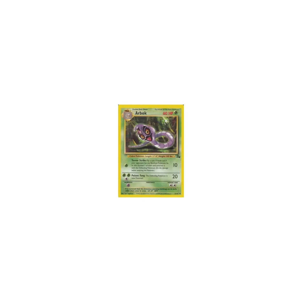Arbok 31/62 BESPIELT