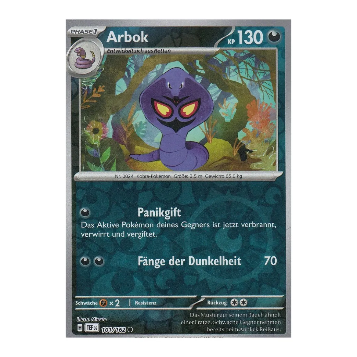 Arbok 101/162 REVERSE HOLO