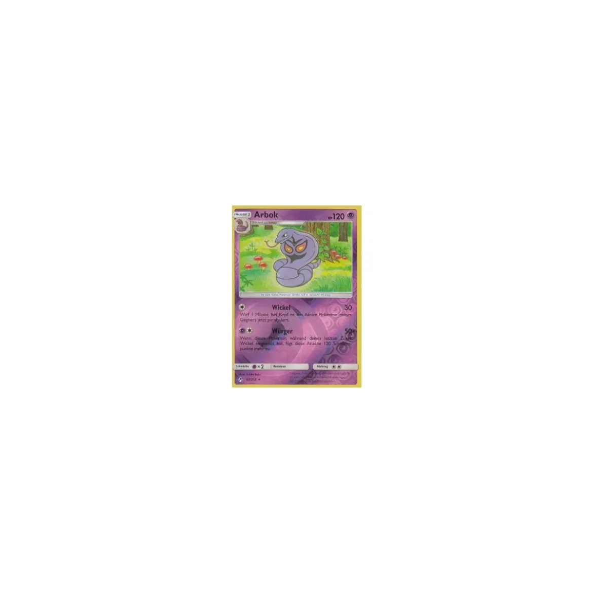 Arbok 063/214 REVERSE HOLO