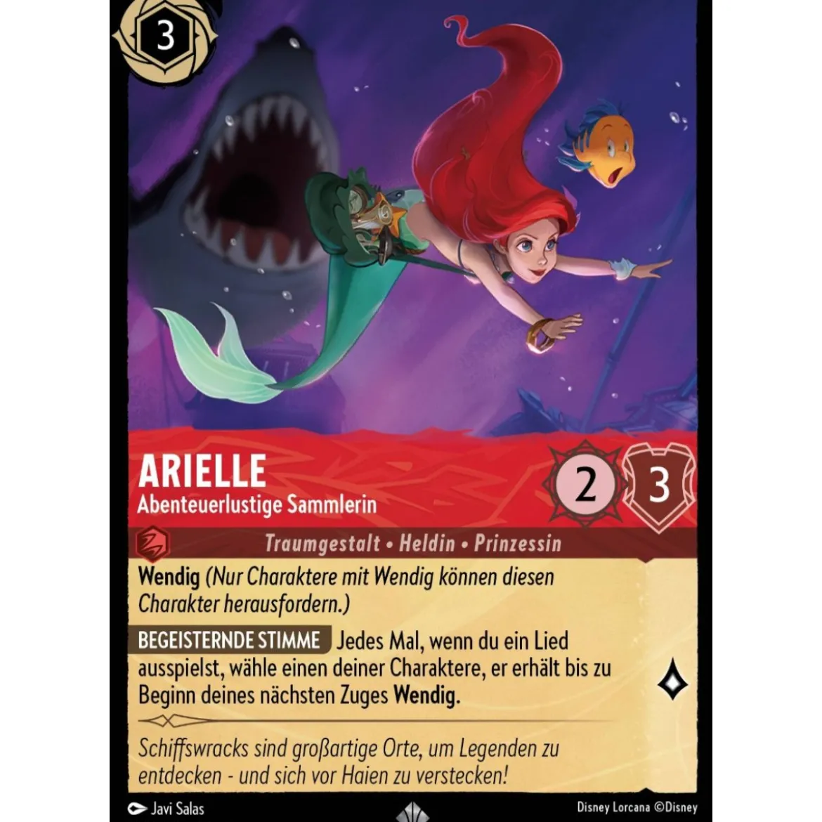 Arielle - Abenteuerlustige Sammlerin 3INK-103-Holo