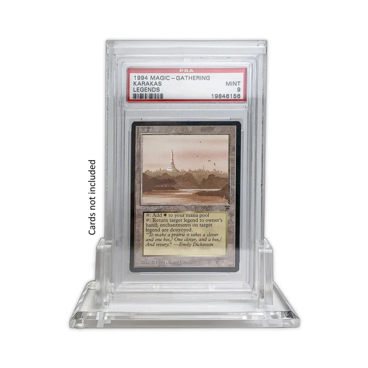 Arkero-G Acryl Case & Ständer - Schutzbox für PSA Grading Card Cases