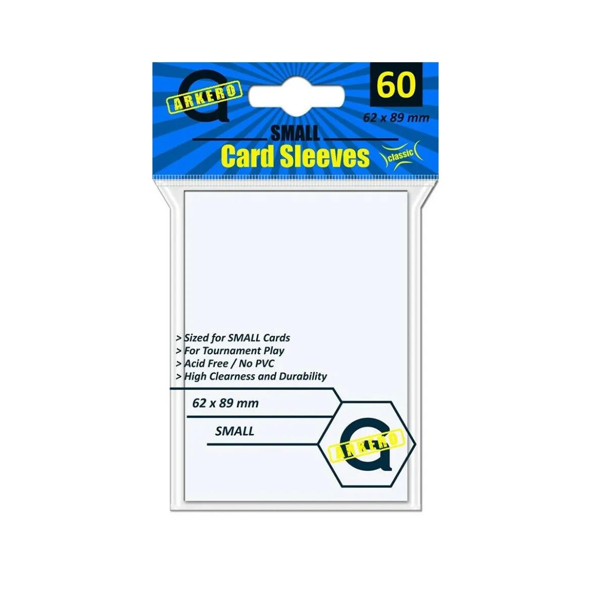 Arkero-G Classic Card Sleeves: Weiß (60 Hüllen) mini