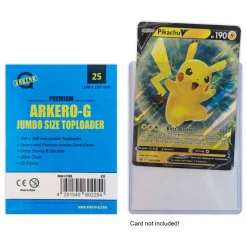 Arkero-G Jumbo Size Toploader (für XXL Pokemon Karten) - 25 Stück