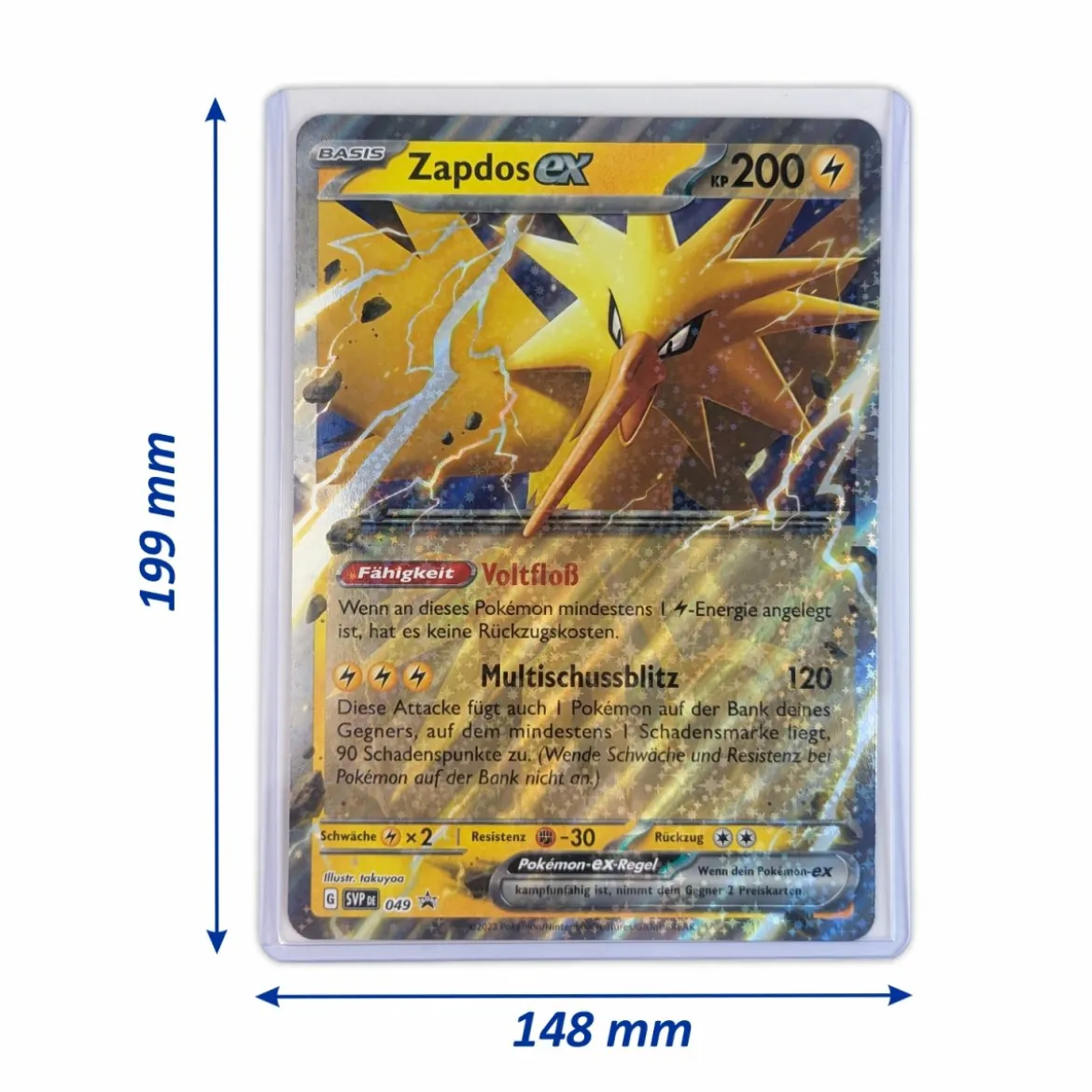 Arkero-G Jumbo Size Toploader (für XXL Pokemon Karten) - 25 Stück