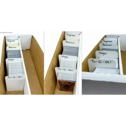 Arkero-G 10 Kartentrenner Weiß - Groß (10 Tall Card Dividers for Storage Boxes)