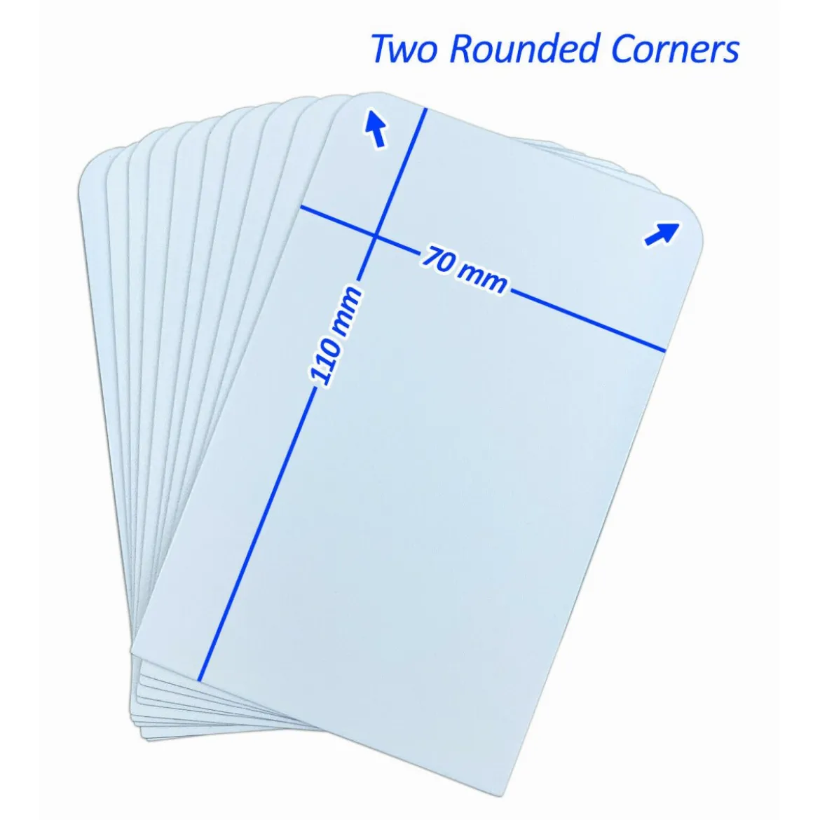 Arkero-G 10 Kartentrenner Weiß - Groß (10 Tall Card Dividers for Storage Boxes)