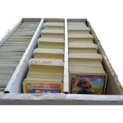 50 Arkero-G Kartentrenner Weiß - Round Corners (50 Card Dividers für Aufbewahrungsboxen)