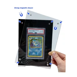 Arkero-G Magnetic Acryl Case - Bilderrahmen für PSA Grading Card Cases (schwarz)
