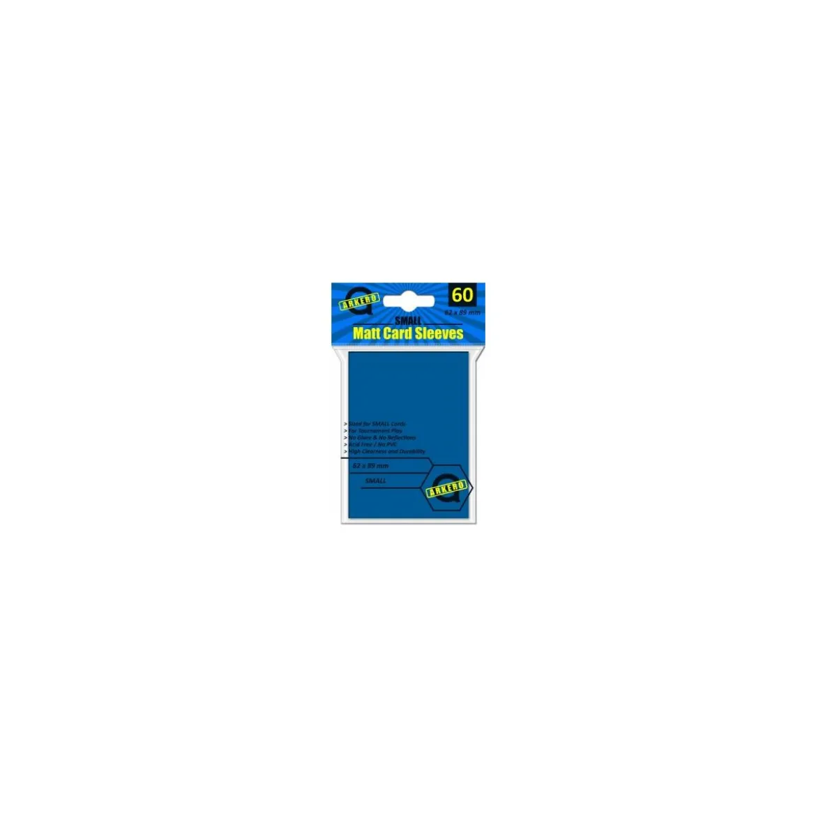 Arkero-G Matt Card Sleeves: Blau (60 Hüllen) mini
