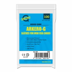 Arkero-G Mini American-Sized Boardgame Sleeves (100 Kartenhüllen)