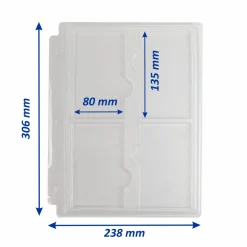 Arkero-G 4 Pocket Pages für PSA Grading Card Slabs