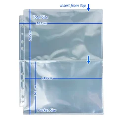 Arkero-G 2-Pocket Photo Pages (50 Seiten)