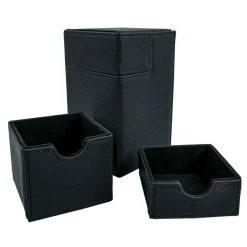 Arkero-G Premium 100+ Magnetic Flip & Tray Deck Box Schwarz