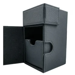Arkero-G Premium 100+ Magnetic Flip & Tray Deck Box Schwarz
