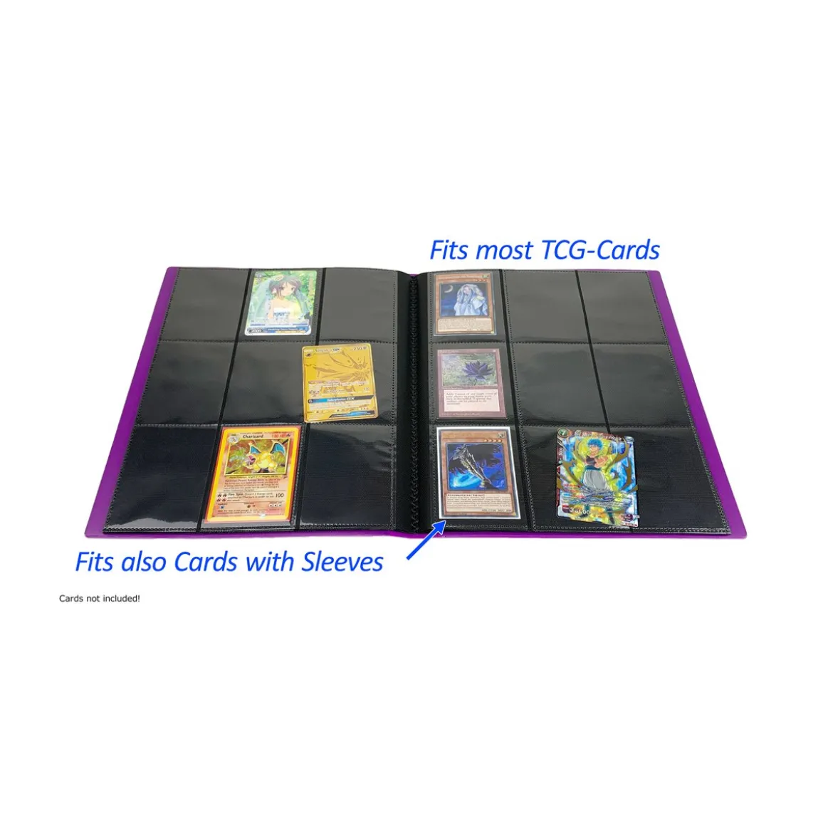 Arkero-G Premium 9-Pocket Card Binder (Tausch- & Sammelalbum) - Lila